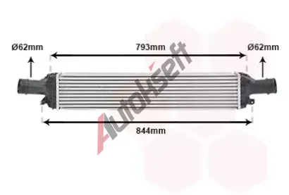 VAN WEZEL Chladi vzduchu intercooler VAW 03004319, 03004319