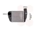 Chladi vzduchu intercooler VAN WEZEL ‐ VAW 03004350