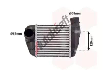 VAN WEZEL Chladi vzduchu intercooler VAW 03004350, 03004350