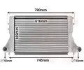 Chladi vzduchu intercooler VAN WEZEL ‐ VAW 03004386