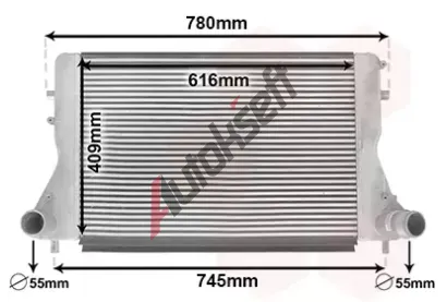 VAN WEZEL Chladi vzduchu intercooler VAW 03004386, 03004386