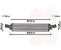 Chladi vzduchu intercooler VAN WEZEL ‐ VAW 03004406