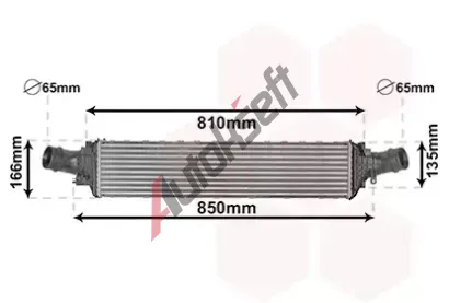 VAN WEZEL Chladi vzduchu intercooler VAW 03004406, 03004406