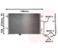 Kondenztor klimatizace VAN WEZEL ‐ VAW 03005137
