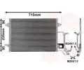 Kondenztor klimatizace VAN WEZEL ‐ VAW 03005140