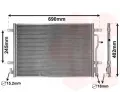 VAN WEZEL Kondenztor - klimatizace ‐ VAW 03005199