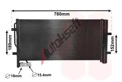 VAN WEZEL Kondenztor klimatizace VAW 03005382, 03005382