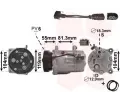 VAN WEZEL Kompresor - klimatizace ‐ VAW 0300K003