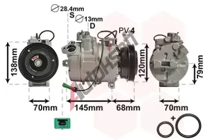 VAN WEZEL Kompresor - klimatizace VAW 0300K011, 0300K011