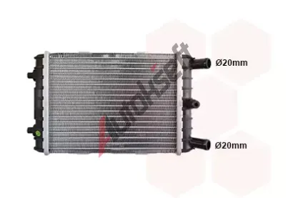 VAN WEZEL Chladič vody VAW 03012704, 03012704 VAN WEZEL Chladič vody VAW 03012704, 03012704