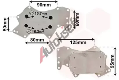 VAN WEZEL Chladi oleje VAW 03013711, 03013711
