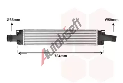 VAN WEZEL Chladi vzduchu intercooler VAW 03014707, 03014707