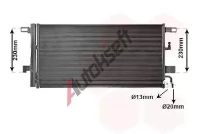 VAN WEZEL Kondenztor klimatizace VAW 03015703, 03015703
