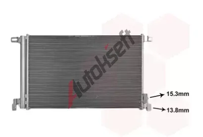 VAN WEZEL Kondenz�tor klimatizace VAW 03015711, 03015711