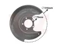 Ochrann plech proti neistotm brzdovho kotoue VAN WEZEL ‐ VAW 0315374