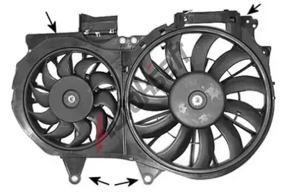 VAN WEZEL Vtrk chlazen motoru VAW 0325750, 0325750