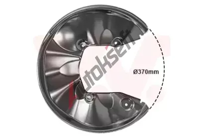 VAN WEZEL Ochranný plech proti nečistotám brzdového kotouče VAW 0326374, 0326374  VAN WEZEL Ochranný plech proti nečistotám brzdového kotouče VAW 0326374, 0326374