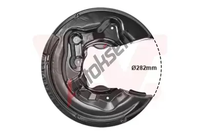 VAN WEZEL Ochrann plech proti neistotm brzdovho kotoue VAW 0334373, 0334373