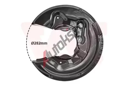 VAN WEZEL Ochrann plech proti neistotm brzdovho kotoue VAW 0334374, 0334374