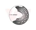 Ochrann plech proti neistotm brzdovho kotoue VAN WEZEL ‐ VAW 0336371