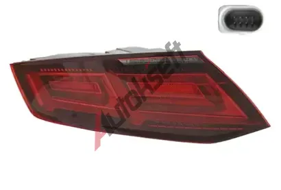 VAN WEZEL Zadn svtlo VAW 0387921, 0387921