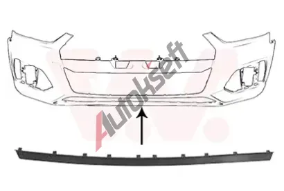 VAN WEZEL Spoiler VAW 0389500, 0389500
