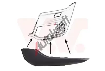 VAN WEZEL Spoiler VAW 0402501, 0402501