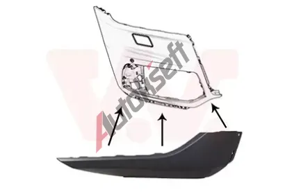 VAN WEZEL Spoiler VAW 0402502, 0402502