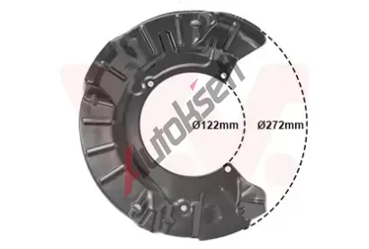 VAN WEZEL Ochranný plech proti nečistotám brzdového kotouče VAW 0502371, 0502371 VAN WEZEL Ochranný plech proti nečistotám brzdového kotouče VAW 0502371, 0502371