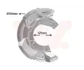 Ochrann� plech proti ne�istot�m brzdov�ho kotou�e&nbsp;VAN WEZEL&nbsp;&dash;&nbsp;VAW 0506371