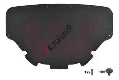 VAN WEZEL Izolace motorového prostoru VAW 0593460, 0593460 VAN WEZEL Izolace motorového prostoru VAW 0593460, 0593460