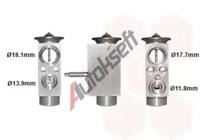 VAN WEZEL Expanzn ventil - klimatizace VAW 06001238, 06001238