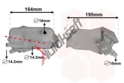 VAN WEZEL Chladi oleje automatick pevodovky VAW 06003351, 06003351