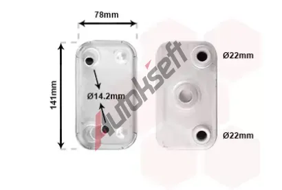 VAN WEZEL Chladi oleje automatick pevodovky VAW 06003406, 06003406