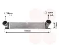 Chladi vzduchu intercooler VAN WEZEL ‐ VAW 06004378