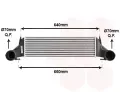 Chladi vzduchu intercooler VAN WEZEL ‐ VAW 06004421