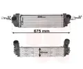 Chladi vzduchu intercooler VAN WEZEL ‐ VAW 06004463