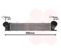 Chladi vzduchu intercooler VAN WEZEL ‐ VAW 06004538