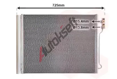 VAN WEZEL Kondenztor klimatizace VAW 06005435, 06005435
