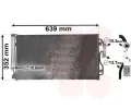 Kondenztor klimatizace VAN WEZEL ‐ VAW 06005477