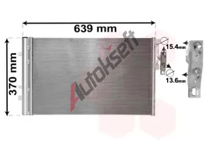 VAN WEZEL Kondenztor klimatizace VAW 06005479, 06005479