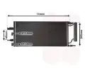 Kondenztor klimatizace VAN WEZEL ‐ VAW 06005607