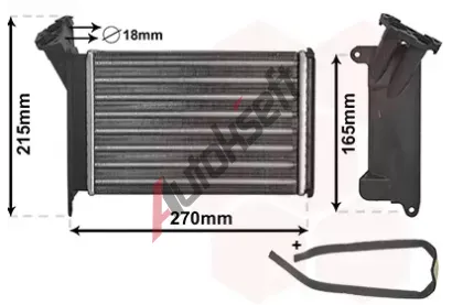 VAN WEZEL V�m�n�k tepla - vnit�n� vyt�p�n� VAW 06006005, 06006005