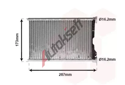 VAN WEZEL Vmnk tepla vnitnho vytpn VAW 06006342, 06006342