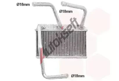 VAN WEZEL Vmnk tepla vnitnho vytpn VAW 06006599, 06006599