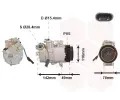 Kompresor klimatizace VAN WEZEL ‐ VAW 0600K411