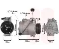 Kompresor klimatizace VAN WEZEL ‐ VAW 0600K443