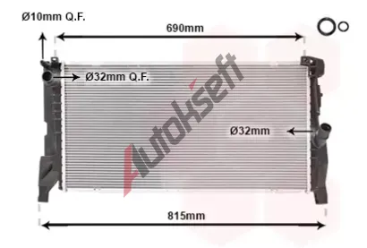 VAN WEZEL Chladi� vody *** IR PLUS *** VAW 06012703, 06012703