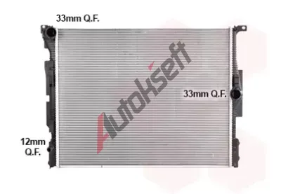 VAN WEZEL Chladi� vody VAW 06012736, 06012736