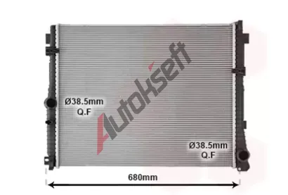 VAN WEZEL Chladi vody VAW 06012757, 06012757